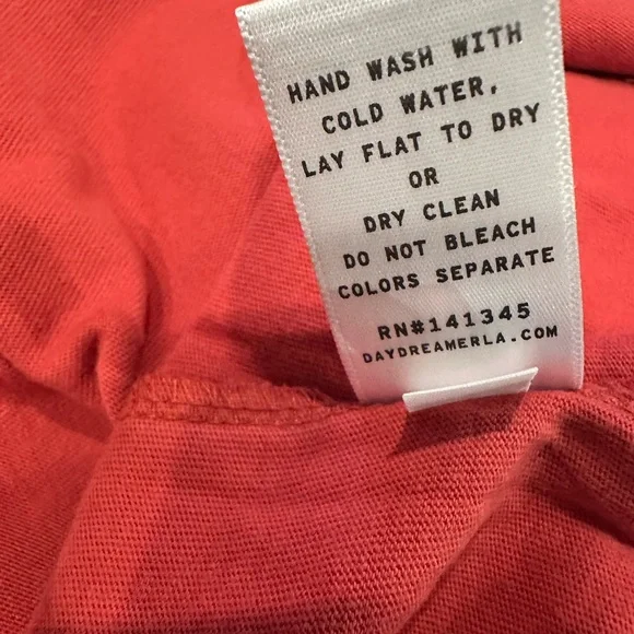 Daydreamer Amore Stripe Cotton Graphic Rugby Long Sleeve Pullover Size XL NWT - Picture 7 of 8